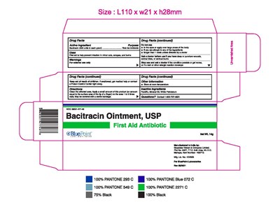 Bacitracin Ointment Usp   14g   Carton  Rev 05 2021